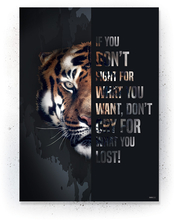 Plakat / Canvas / Akustik: Don't Cry for what you Lost (Quote Me)