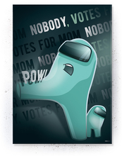 Plakat / Canvas / Akustik: Nobody Votes for Mom / Among Us (Gamer)