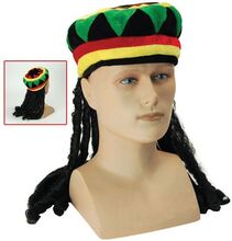 Rasta Mössa med Dreadlocks