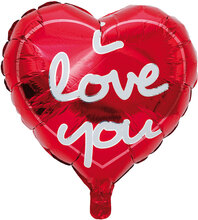 Folieballong I Love You Hjärta