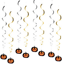 Halloween Hängande Dekorationer Läskig Pumpa