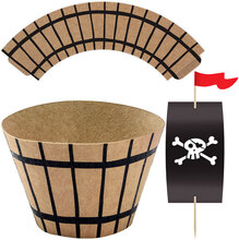 Pirates Party Cupcake Dekorations Kit