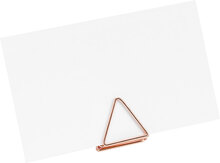 Placeringskorthållare Trianglar Roséguld