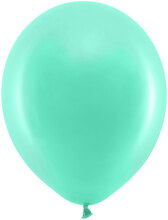 Rainbow Latexballonger Mintgröna 100-pack