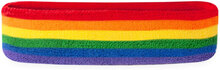 Regnbågsfärgat Pride Pannband