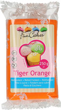 Sockerpasta Tiger Orange 250 g