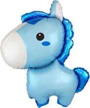 Häst Folieballong Stor Blå