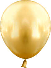 Miniballonger Chrome Guld 100-pack