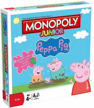 Monopol Junior Peppa Pig Spel Engelska