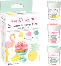 Pulverfärg Set Pale ScrapCooking