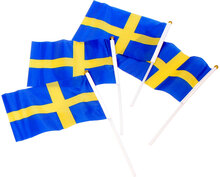 Svenska Handflaggor På Pinne