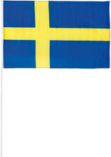 Sverige Flagga på Pinne