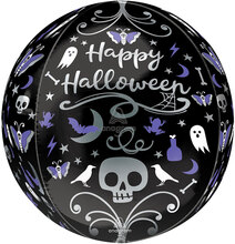 Happy Halloween Rund Folieballong