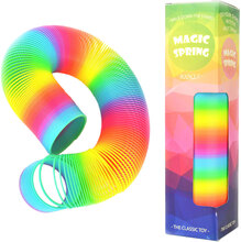 Regnbågsfärgad Slinky Stor
