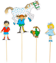 Pippi Cake Toppers 4-pack