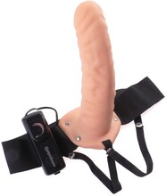 8 Inch Vibr. Hollow Strap-On