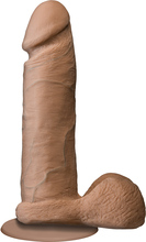 The Realistic Cock Ur3 6 Inch Brown