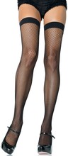 Nylon Fishnet Thigh Highs