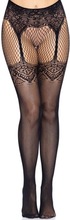 Fishnet Tights With Backseam