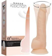 Vibrating and Rotating Dildo - 20 cm