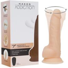 Realistic Rotating Dildo With Remote Control - 18 cm