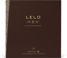 Lelo - HEX Condoms Respect XL 36 Pack
