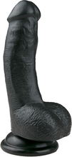 Realistisk Svart Dildo -15 cm