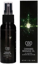 CBD Cannabis Massage Oil - 50 ml