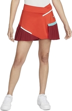 Nike Court Dri-FIT Skirt Habanero Red/Pomegranate/Washed Teal/White