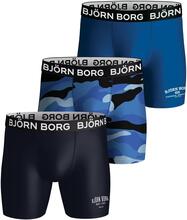 Björn Borg Performance Boxer Black/Blue/Speckled 3-pack