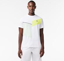 Lacoste Regular Fit Seamless T-shirt White/Flashy Yellow/Green