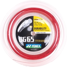 Yonex BG 65 Ti 200m Red