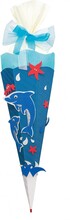 Bastelset Schultüte groß 68cm, Delfin