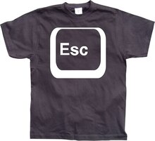 Escape Button, T-Shirt