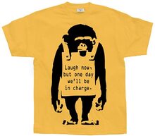 Banksy - Laugh Now!, T-Shirt