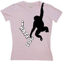 I Hate Zoo Girly T-shirt, T-Shirt