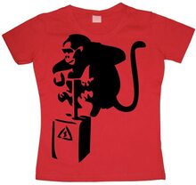 Detonator Monkey Girly T-shirt, T-Shirt