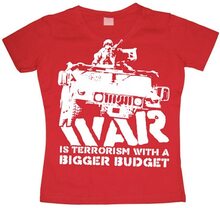 War Is Terrorism Girly T-shirt, T-Shirt