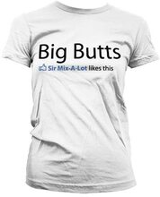 Sir Mix-A-Lot Likes Big Butts Girly T-Shirt, T-Shirt