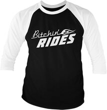 Bitchin' Rides Logo Baseball 3/4 Sleeve Tee, Long Sleeve T-Shirt