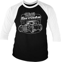 Misfit Garage Rod Baseball 3/4 Sleeve Tee, Long Sleeve T-Shirt