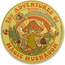 Steven Rhodes - The Adventures Of Magic Mushroom Sticker, Accessories