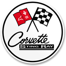Chevrolet Corvette C2 Sting Ray Logo Sticker, Accessories