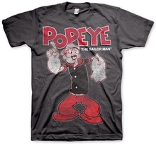 Popeye Distressed Sailor Man T-Shirt, T-Shirt