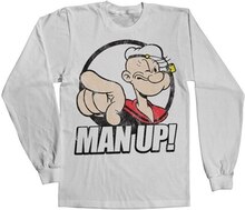 Popeye - Man Up! Long Sleeve Tee, Long Sleeve T-Shirt