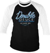 Double Deuce Live Bar Baseball 3/4 Sleeve Tee, Long Sleeve T-Shirt