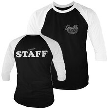 Double Deuce STAFF Baseball 3/4 Sleeve Tee, Long Sleeve T-Shirt