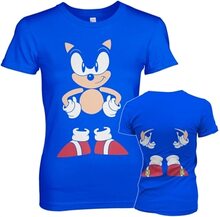Sonic The Hedgehog - Front & Back Girly Tee, T-Shirt