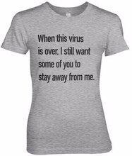 Stay Away From Me Girly Tee, T-Shirt