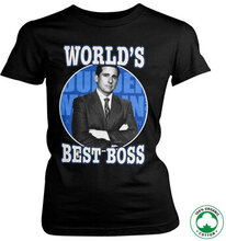 World's Best Boss Organic Girly Tee, T-Shirt